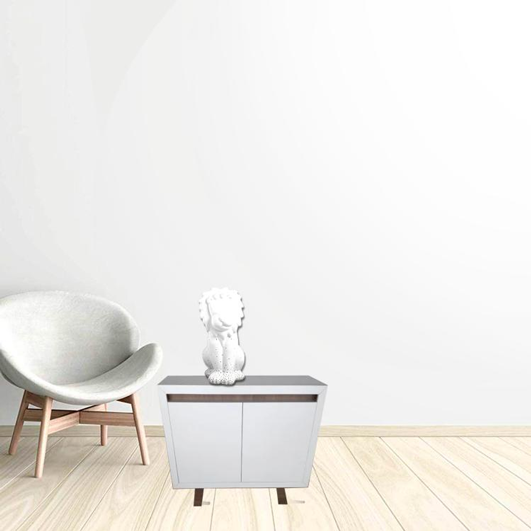 Lámpara Infantil León Blanca 4