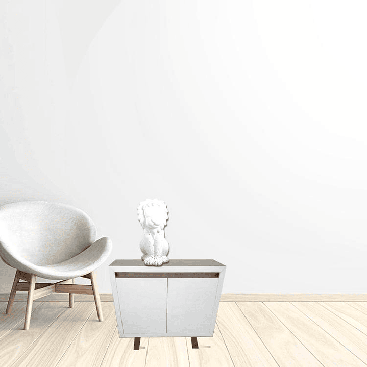 Lámpara Infantil León Blanca 4