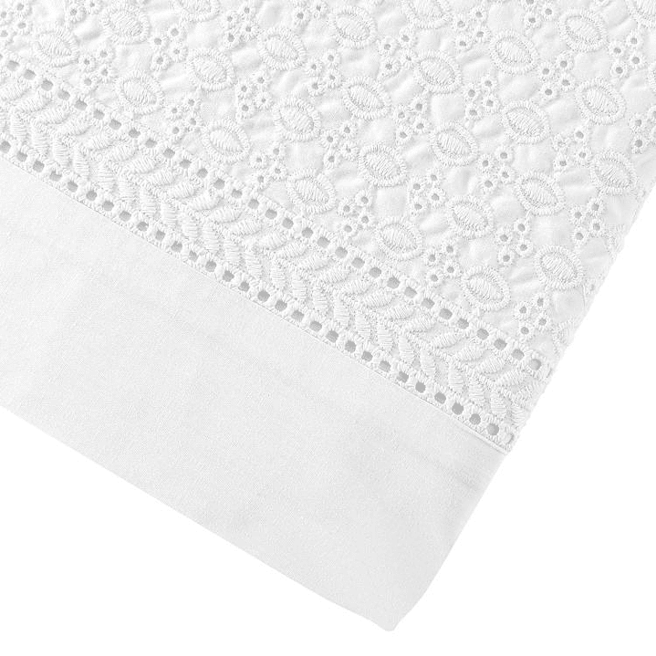 Juego de Sábanas T180 Broderie Blanco 2 Plazas 4