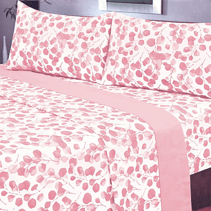 Juego de Sábanas T144 1,5 Plazas Fiama Palo Rosa