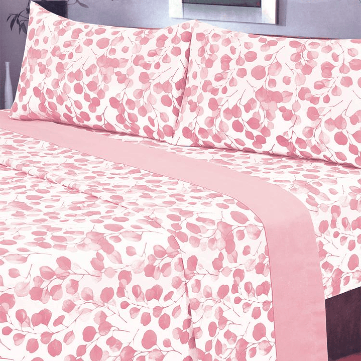 Juego de Sábanas T144 1,5 Plazas Fiama Palo Rosa 1