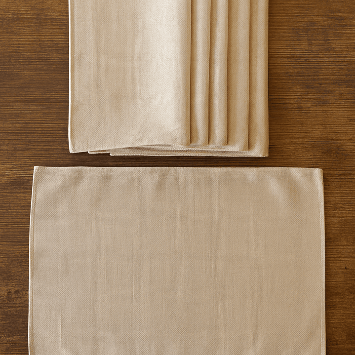 Individuales Lino Crudo SET 6  4