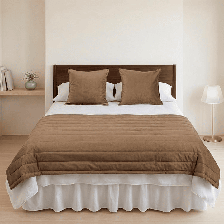 Piecera Con Fundas SK Velvet Brown 1