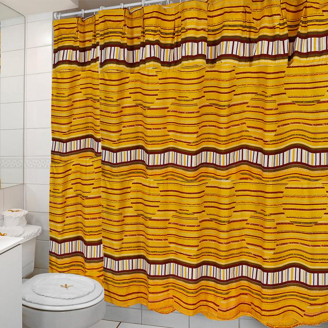 Cortina para Baño Diseño Estocolmo sin Forro 3