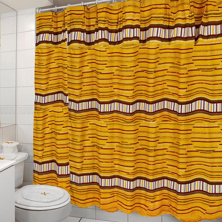 Cortina para Baño Diseño Estocolmo sin Forro 3