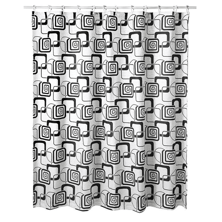 Cortina de Baño Diseño California sin Forro 1