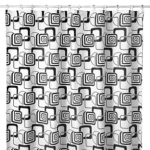 Cortina de Baño Diseño California sin Forro