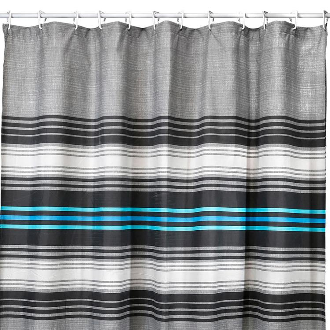 Cortina de Baño Diseño Boston sin Forro 2