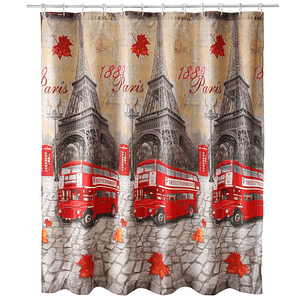 Cortina de Baño Diseño Vintage sin Forro