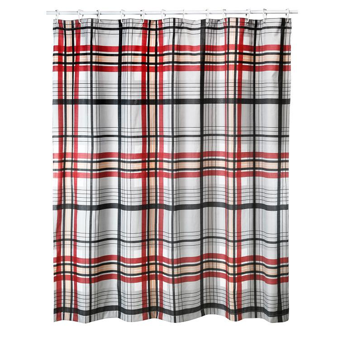 Cortina de Baño Diseño Glasgow sin Forro 1