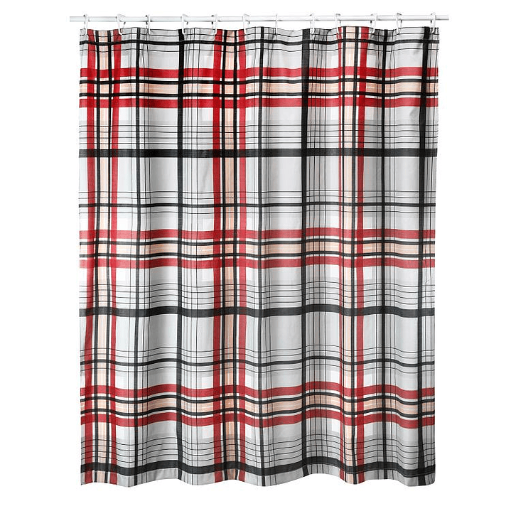 Cortina de Baño Diseño Glasgow sin Forro 1