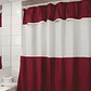Juego Cortina para Baño Burdeo 5 Piezas sin Forro - Miniatura 4
