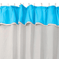 Juego de Cortina para Baño Celeste 5 Piezas sin Forro - Miniatura 3