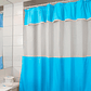 Juego de Cortina para Baño Celeste 5 Piezas sin Forro - Miniatura 4