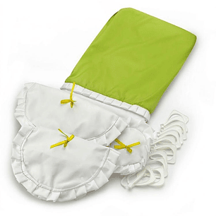 Juego de Cortina para Baño Pistacho 5 Piezas sin Forro