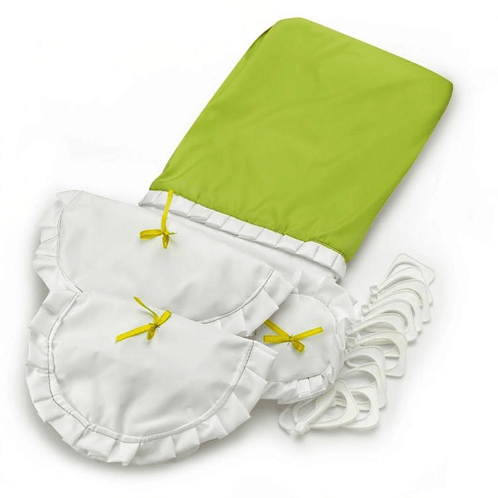 Juego de Cortina para Baño Pistacho 5 Piezas sin Forro 2