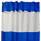 Juego de Cortina para Baño Azul 5 Piezas sin Forro - Miniatura 3