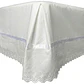 Faldón Broderie Amanda 2 Plazas Blanco - Miniatura 4