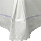 Faldón Broderie Amanda 2 Plazas Blanco - Miniatura 3