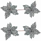 Set 4 Poinsetias Navideñas  - Miniatura 1