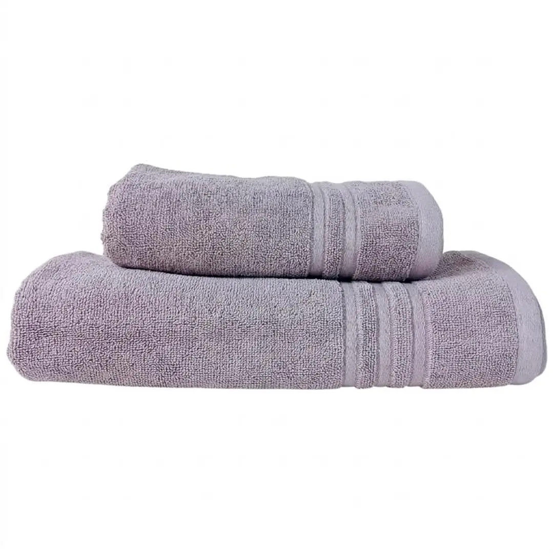 Juego de Toallas de Baño Grecco Gris 1