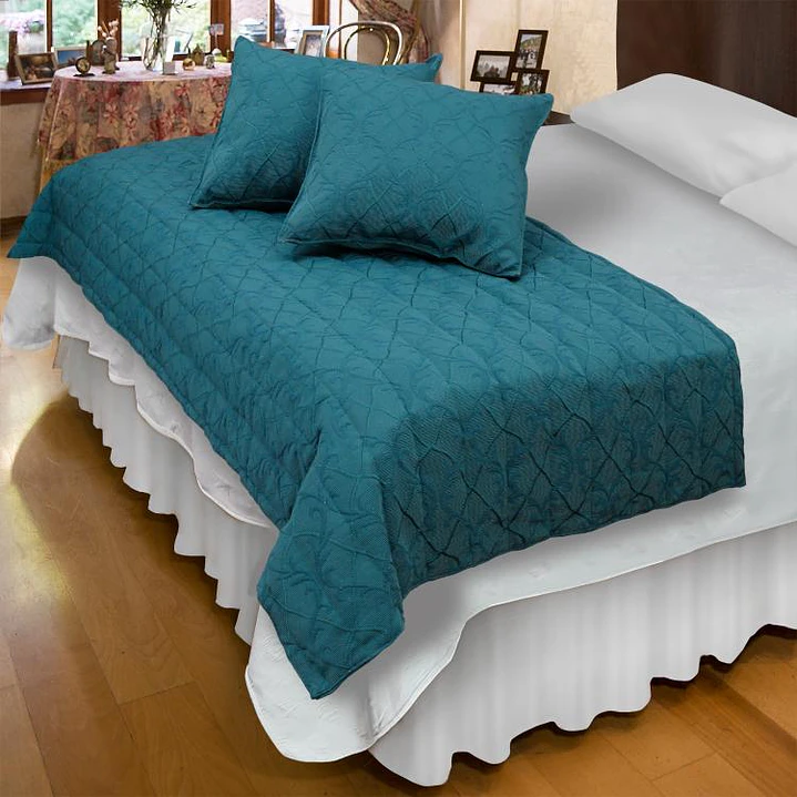Piecera Con Funda Barroco Turquesa 4