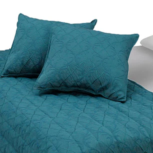 Piecera Con Funda Barroco Turquesa
