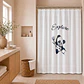 Cortina para Baño Estampada Pandita con Forro - Miniatura 1