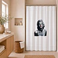 Cortina Para Baño Estampada Marilyn con Forro - Miniatura 1