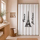 Cortina para Baño Estampada Eiffel Paris con Forro - Miniatura 1
