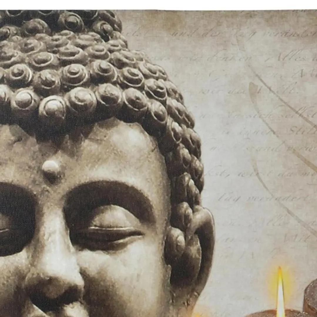 Cuadro Buda Velas 40 x 40  2