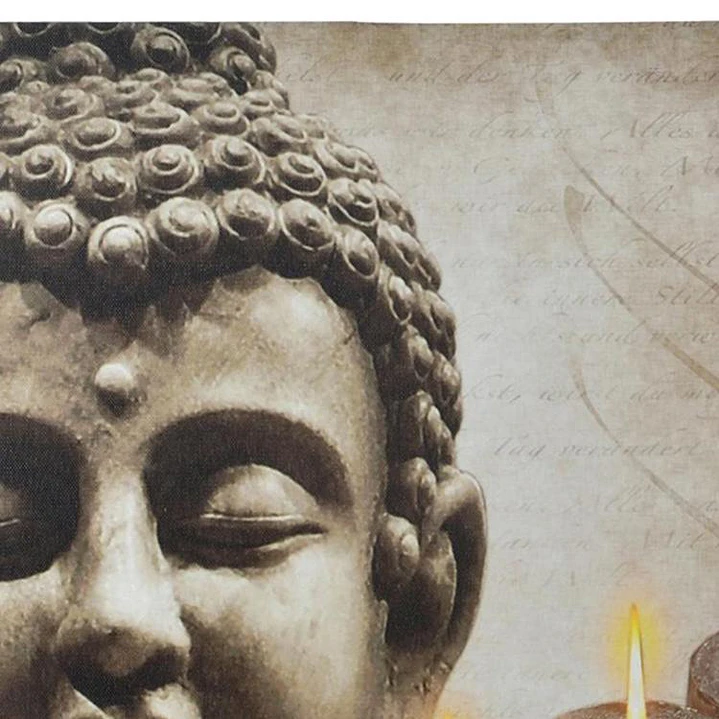 Cuadro Buda Velas 40 x 40  2