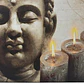 Cuadro Buda Velas 40 x 40  - Miniatura 3