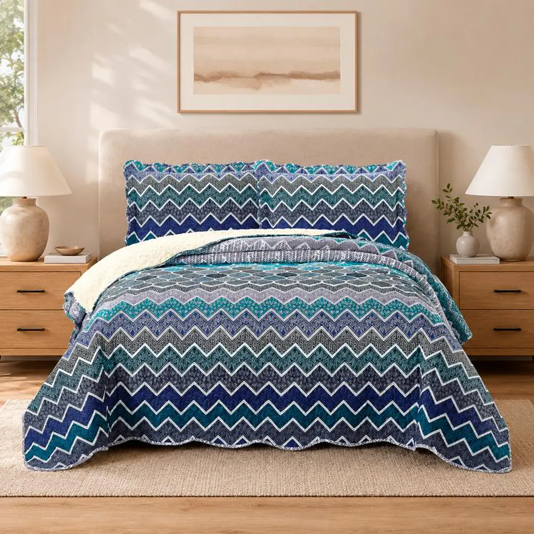 Quilt Sherpa Boston King 1