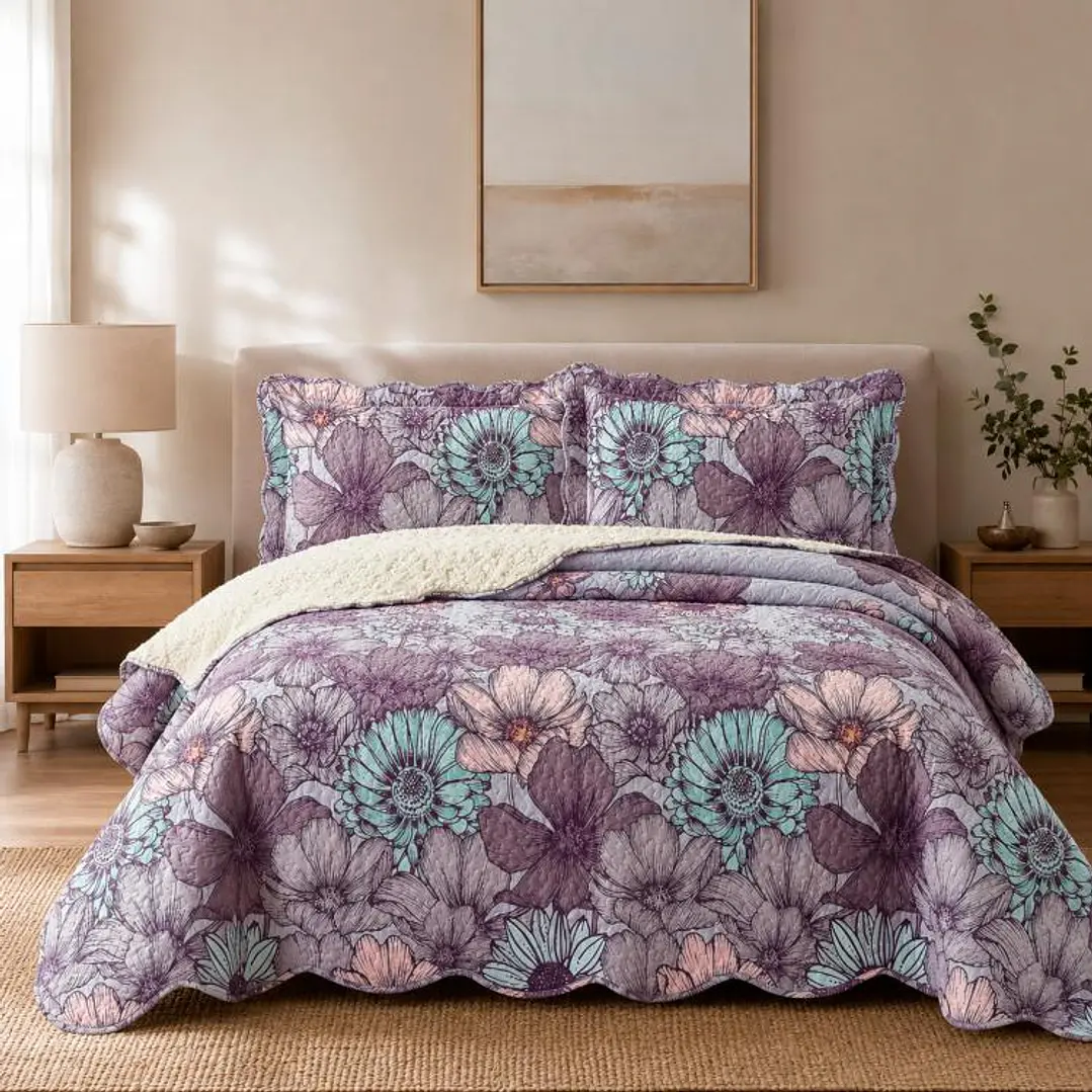 Quilt Sherpa Ambrosia 1,5 Plazas 1