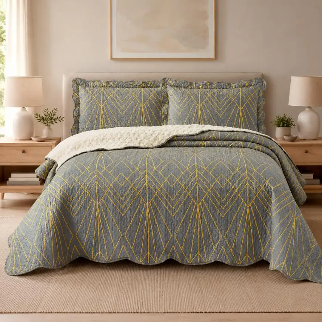 Quilt Sherpa Roma 1,5 Plazas 1