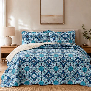 Quilt Sherpa Sofia Superking