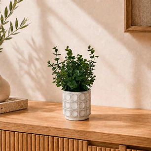 Planta Decorativa Artificial Eucaliptus Gunnii
