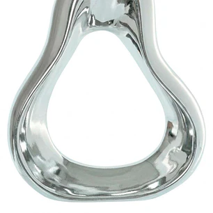Figura Decorativa Pera Abstracta Silver