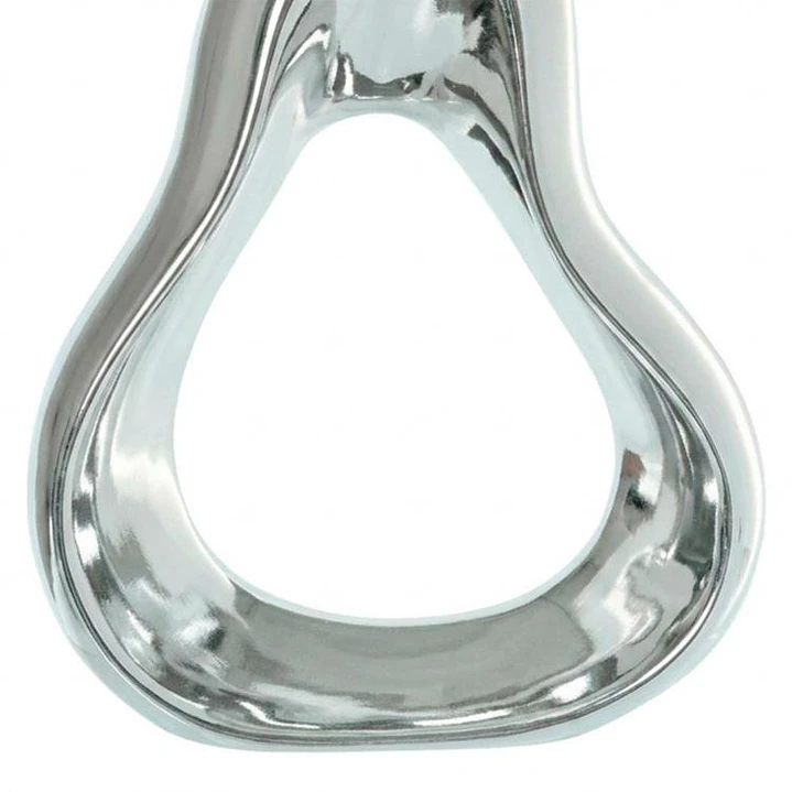 Figura Decorativa Pera Abstracta Silver 2