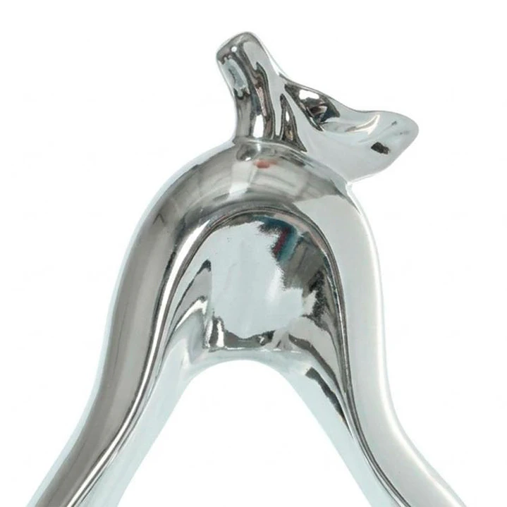 Figura Decorativa Pera Abstracta Silver 3