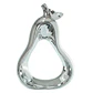 Figura Decorativa Pera Abstracta Silver - Miniatura 4