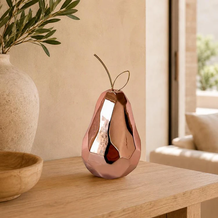 Figura Decorativa Pera Livorno Copper Grande 1