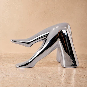 Figura Decorativa Piernas Silver