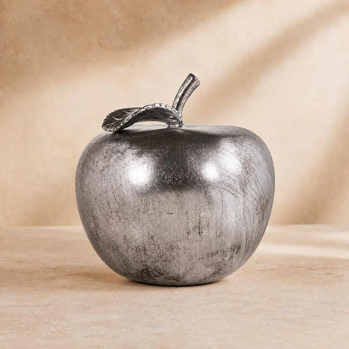 Figura Decorativa Manzana Milano Silver Grande 1