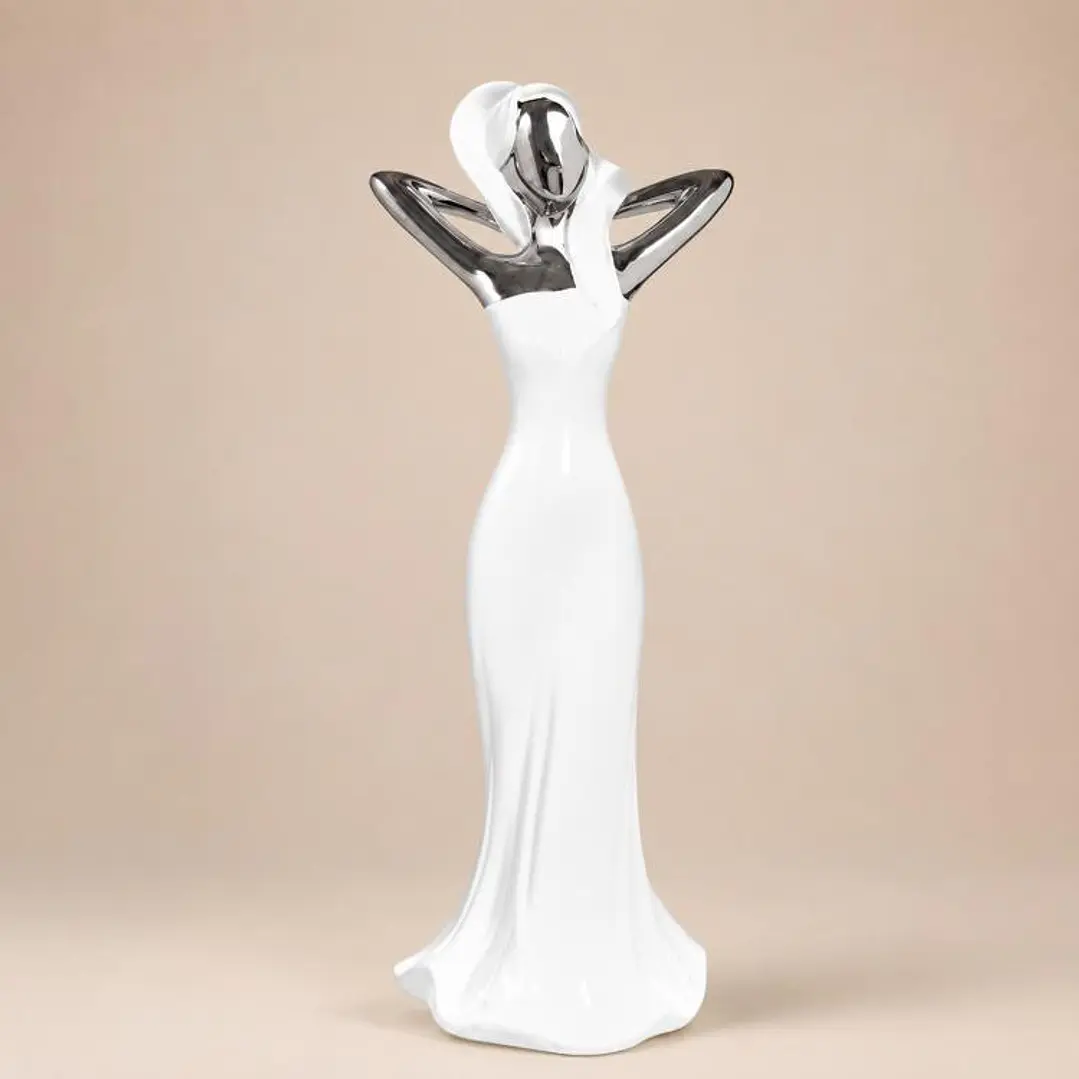 Figura Decorativa Mujer Berna Morning Silver 2