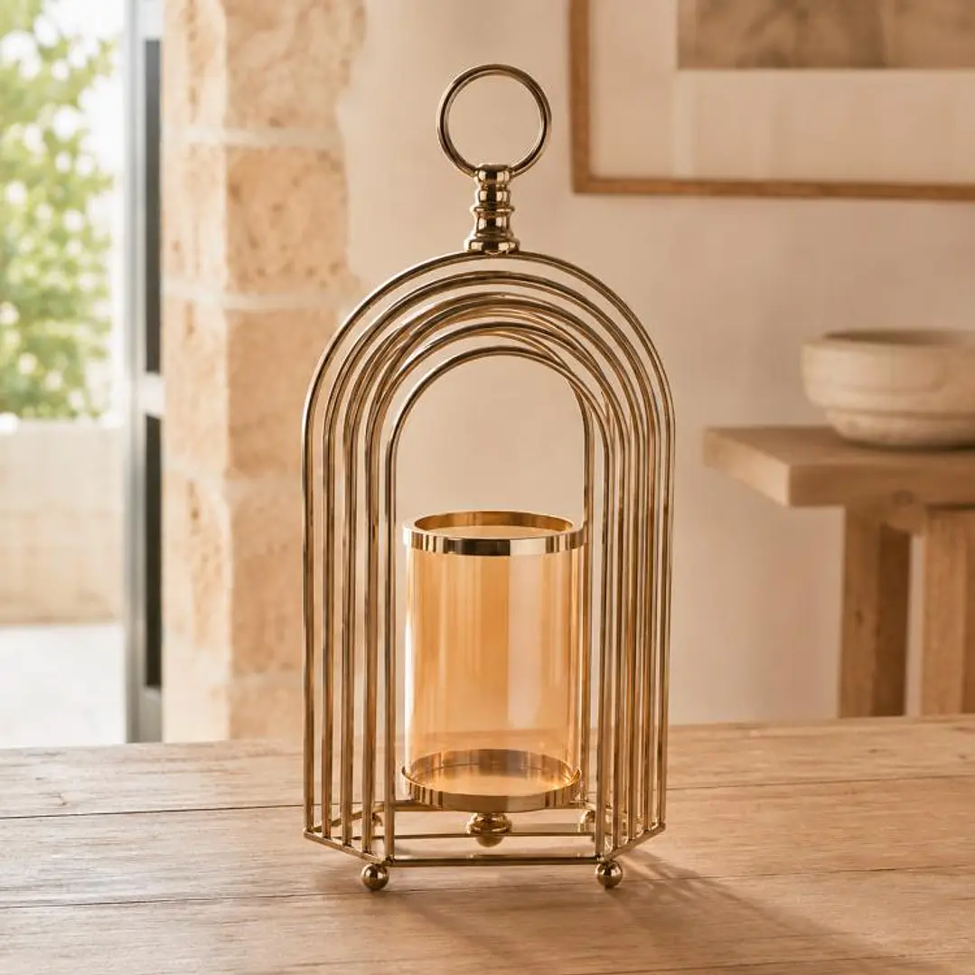 Centro de Mesa Decorativo Canterbury Gold 1