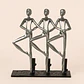 Figura Decorativa Bailarinas Abstractas Silver - Miniatura 2