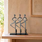 Figura Decorativa Bailarinas Abstractas Silver - Miniatura 1