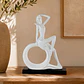 Figura Decorativa Dama Venecia Blanca - Miniatura 1